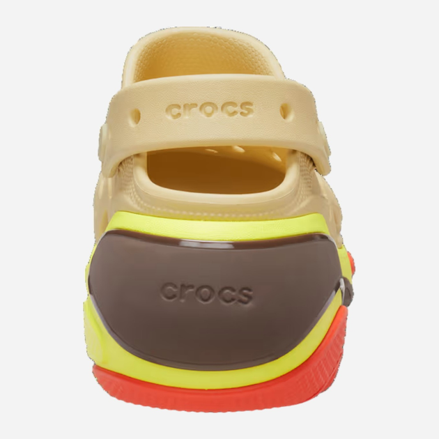Chodaki damskie na platformie Crocs Bubble Crush Clog 210061-0HX 41-42 Beżowe (196265761869) - obraz 5
