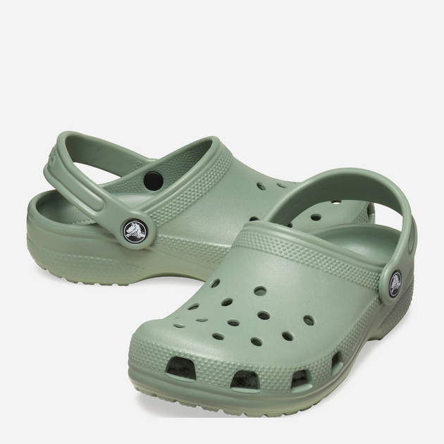Дитячі крокси-сабо для хлопчика Crocs Classic Kids Clog K 206991-308 32-33 Світло-зелені (196265800506) - зображення 3