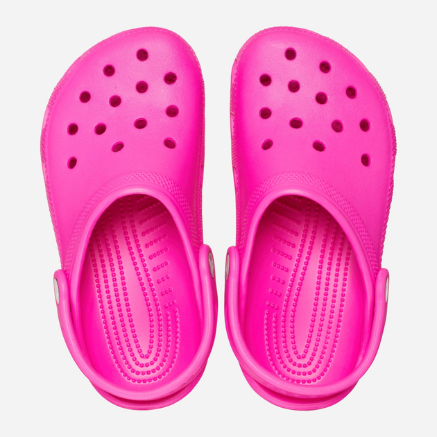 Дитячі крокси-сабо для дівчинки Crocs Classic Kids Clog K 206991-6TW 34-35 Рожеві (196265800704) - зображення 4