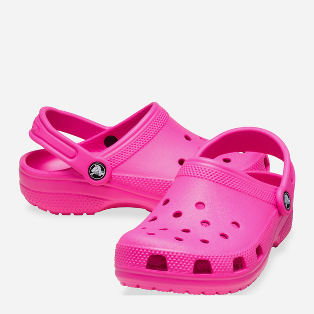 Підліткові крокси-сабо для дівчинки Crocs Classic Kids Clog K 206991-6TW 36-37 Рожеві (196265800711) - зображення 3