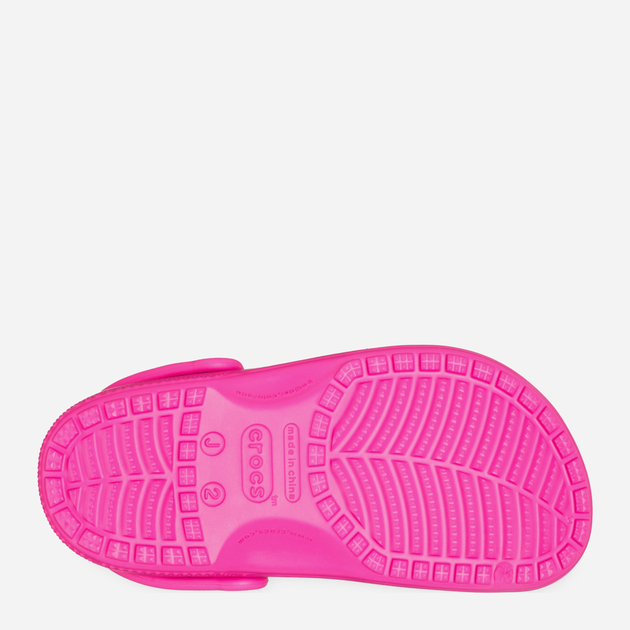 Підліткові крокси-сабо для дівчинки Crocs Classic Kids Clog K 206991-6TW 36-37 Рожеві (196265800711) - зображення 6