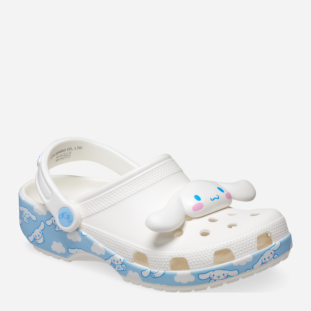 Жіночі крокси Crocs Classic Cinnamoroll Clog 210343-90H 37-38 Білі (196265814770) - зображення 2