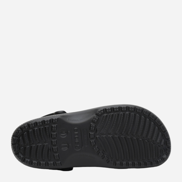 Чоловічі крокси Crocs Classic Clog 10001-001 46-47 (M12) 28.8 см Чорні (841158002498) - зображення 6
