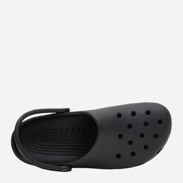 Чоловічі крокси Crocs Classic Clog 10001-001 43-44 (M10/W12) 27.2 см Чорні (841158002474) - зображення 5
