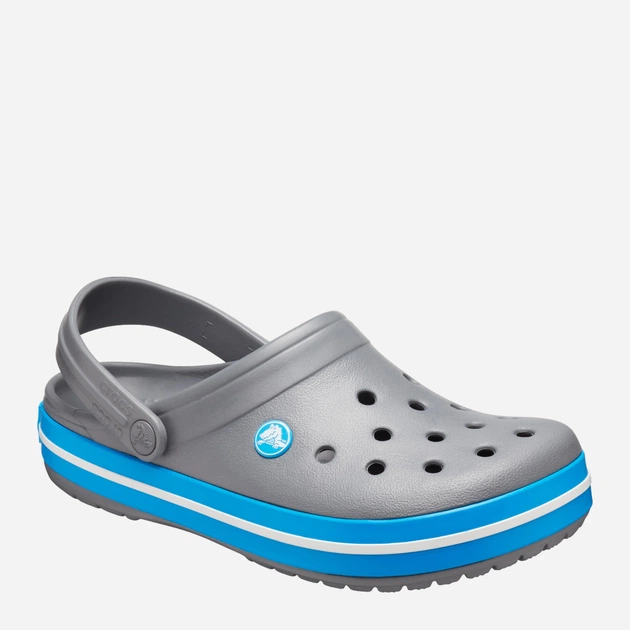 Chodaki damskie Crocs Crocband 11016-07W 37-38 (M5/W7) Szare (883503836822) - obraz 2