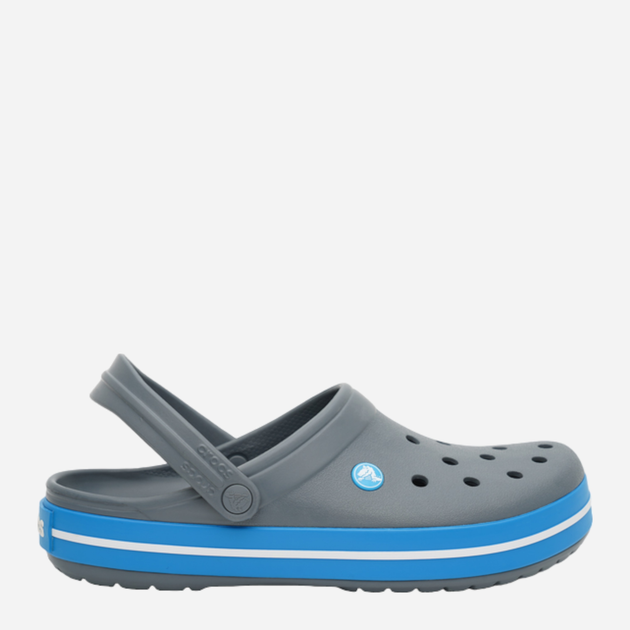 Чоловічі крокси Crocs Crocband 11016-07W 46-47 Сірі (883503836891) - зображення 1