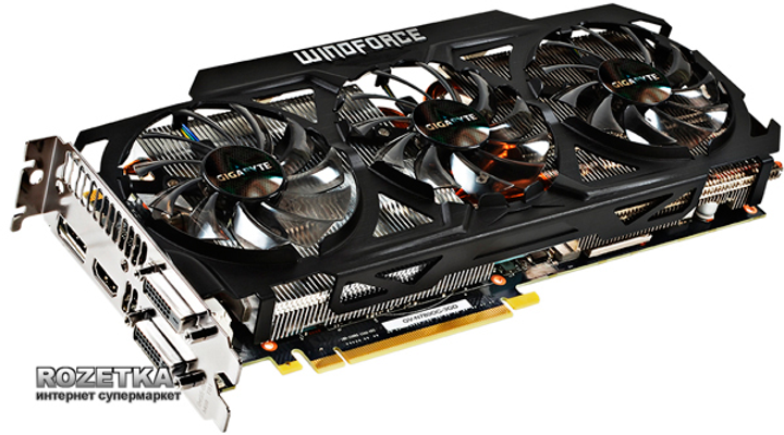 Видеокарта Gigabyte PCI-Ex GeForce GTX 780 3072MB GDDR5 (384bit) (954/ ...