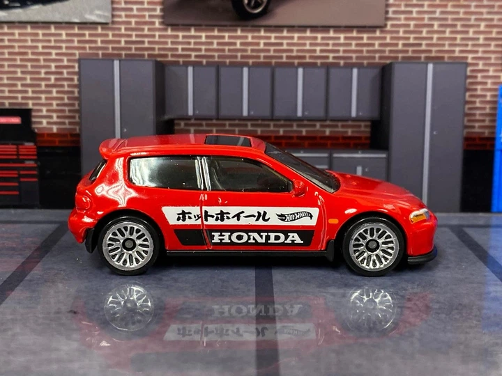 Машинка Хот Вилс 1:64 92 Honda Civic EG коллекция HW J-Imports Hot