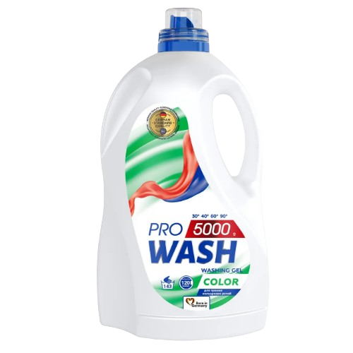 Гель для прання 5л для кольор.речей Color ProWash 2К - Фото 1 Гель для прання 5л для кольор.речей Color ProWash 2К - зображення 1