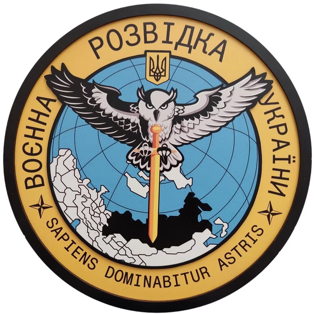 Настенный герб Военная разведка 135*154 мм - Фото 1 Настенный герб Военная разведка 135*154 мм - изображение 1