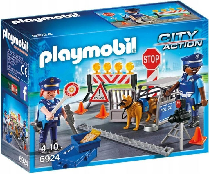 Іграшковий набір Playmobil City Action Поліцейська блокада (4008789069245) - зображення 1