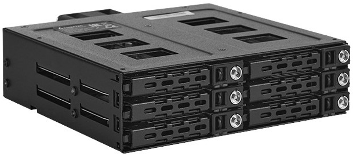 Backplane Chieftec CBP-625 Black - obraz 1