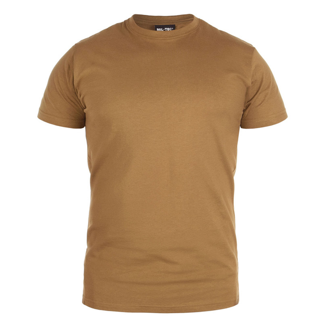 Футболка Mil-Tec армійська L T-shirt US Style Coyote (11011005-904-L) - зображення 1