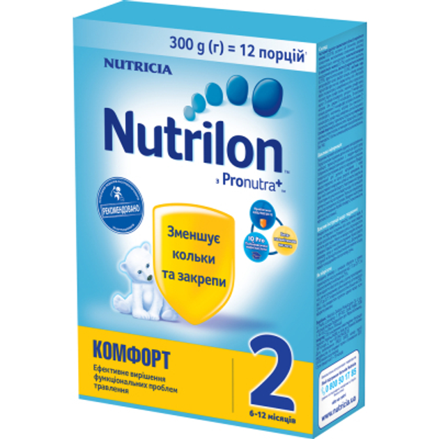 Детская смесь Nutrilon 2 Комфорт молочный 300 г (5900852038525) - изображение 1