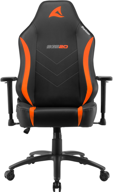 Ігрове крісло Sharkoon SKILLER SGS20 Black/Orange (4044951035007) - зображення 2