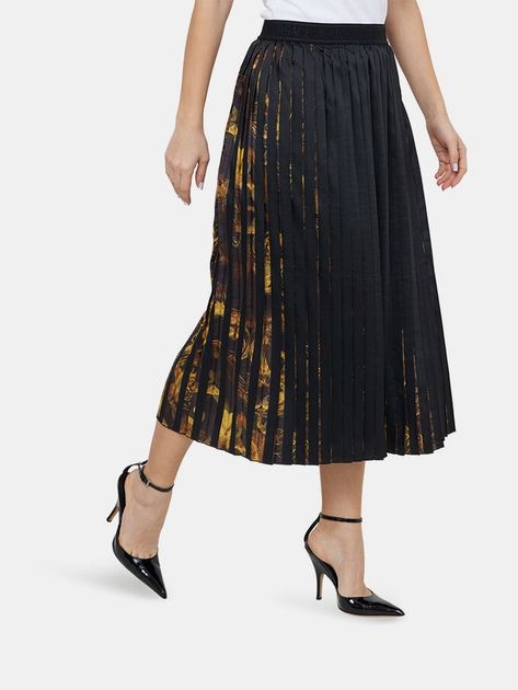 Spódnica damska midi Versace Jeans Couture vjc76hae810ns401g89 40 Czarna (8052019557992) - obraz 4