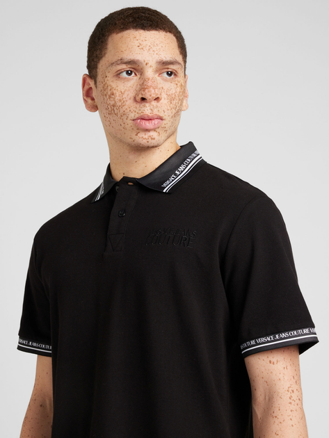 Koszulka polo męska Versace Jeans Couture vjc76gagt09cj01t899 2XL Czarna (8052019596649) - obraz 4