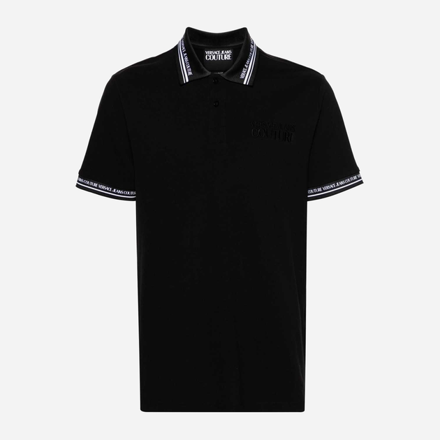 Koszulka polo męska Versace Jeans Couture vjc76gagt09cj01t899 3XL Czarna (8052019596656) - obraz 5