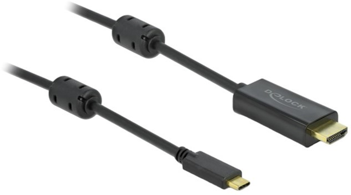 Кабель Delock USB Type-C – HDMI 5 м Black (4043619859726) - зображення 1