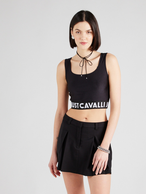 Top damski Just Cavalli jc76pam204j0108899 40 Czarny (8052672754738) - obraz 1