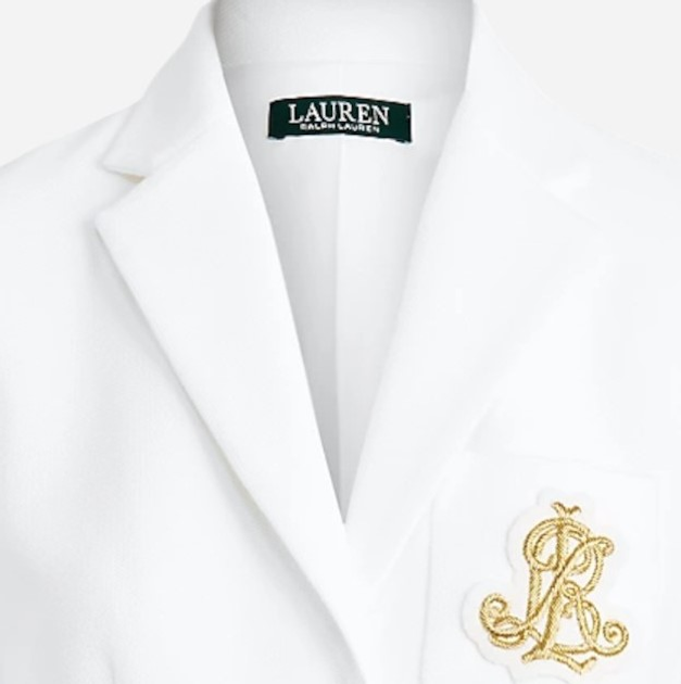 Marynarka damska klasyczny Lauren Ralph Lauren lrl200797305001 XL Biała (3616411445650) - obraz 5