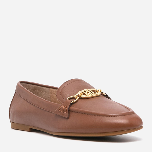 Loafersy damskie skórzane Lauren Ralph Lauren lrl802834983002 39.5 (9.5US) Brązowe (3616419723194) - obraz 2