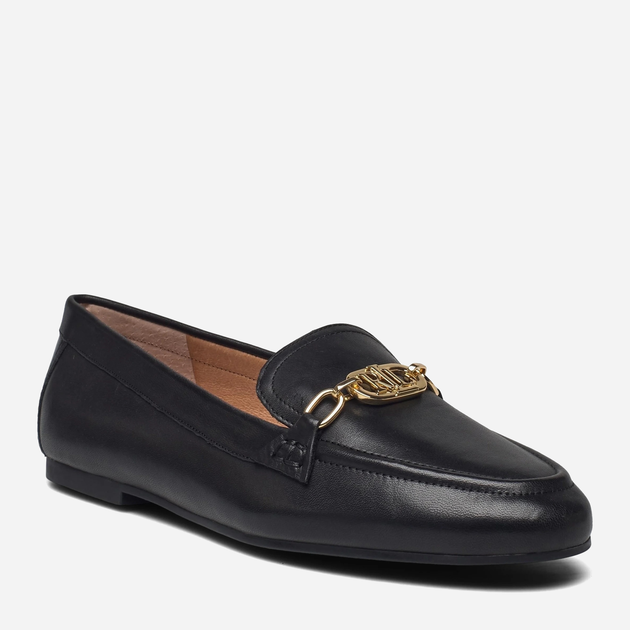 Loafersy damskie skórzane Lauren Ralph Lauren lrl802834983001 35.5 (5.5US) Czarne (3616419722999) - obraz 2