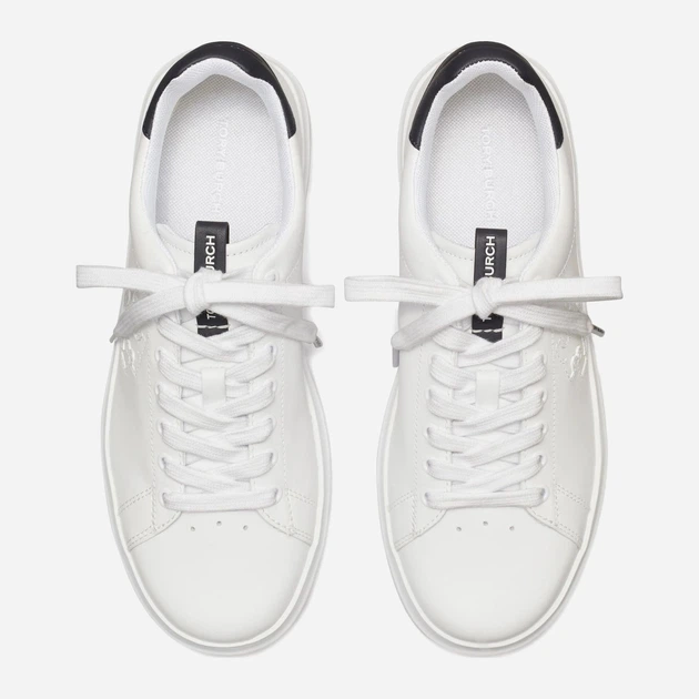 Sneakersy damskie do kostki skórzane Tory Burch torb149728-400 37 (7US) Biały/Czarny (196133770580) - obraz 3