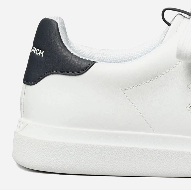 Sneakersy damskie do kostki skórzane Tory Burch torb149728-400 37 (7US) Biały/Czarny (196133770580) - obraz 4