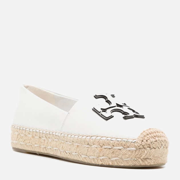 Espadryle damskie skórzane Tory Burch torb144346-109 38.5 (8.5US) Białe (196133575192) - obraz 2