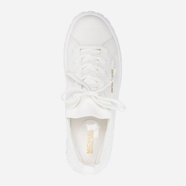 Жіночі кеди низькі Michael Kors mko43s4gvfs1d-085 39 (9US) Білі (197677245404) - зображення 4