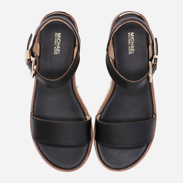 Sandały damskie skórzane Michael Kors mko40s4rifsal-001 39 (9US) Czarne (197677478130) - obraz 4