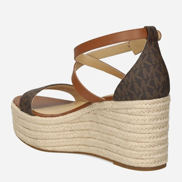 Жіночі босоніжки Michael Kors mko40s2sems1b-200 37 (7US) Коричневі (196108437463) - зображення 3