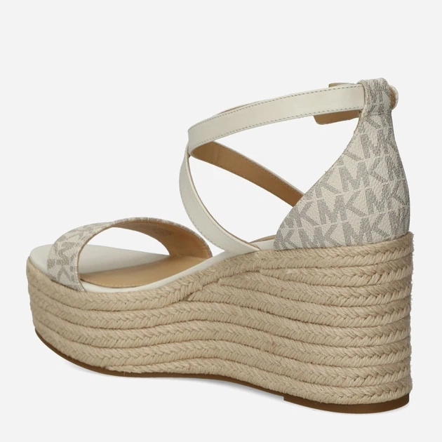 Sandały damskie na koturnie Michael Kors mko40s2sems1b-150 41 (10US) Nudowe (196108437135) - obraz 3