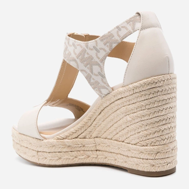 Sandały damskie skórzane na koturnie Michael Kors mko40r4brms1b-099 41 (10US) Nudowe (197677306259) - obraz 3