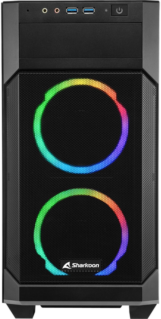 Obudowa Sharkoon V1000 RGB Black (4044951035052) - obraz 2