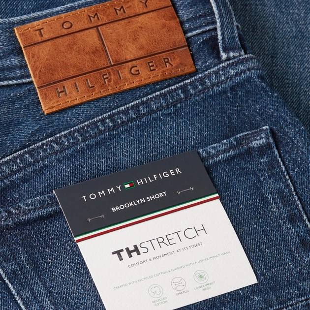 Шорти джинсові короткі чоловічі Tommy Hilfiger thmw0mw351761bl 32 Сині (8720646387045) - зображення 4