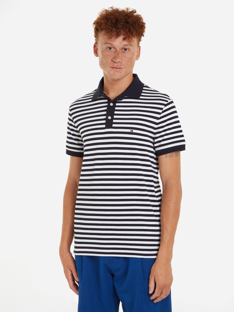 Polo męskie długie Tommy Hilfiger thmw0mw177710a4 2XL Granatowe (8720646284665) - obraz 1