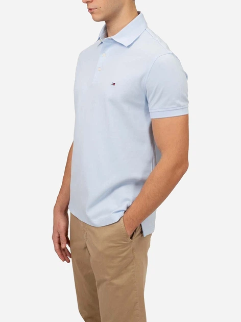 Koszulka polo męska Tommy Hilfiger thmw0mw17771c1r 3XL Niebieska (8720646285020) - obraz 3