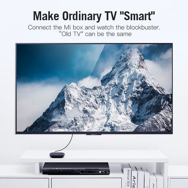 Кабель Vention AUX 3.5 mm M - 3xRCA M (Тюльпан), 1.5 m, Black (VAB-R07-B150) - изображение 2