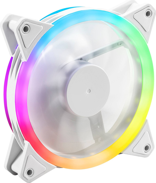 Вентилятор Sharkoon Shark Blades PWM RGB Fan Білий (4044951039982) - зображення 1