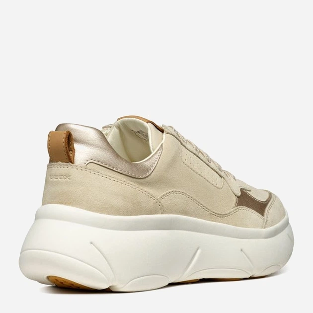 Жіночі снікери Geox geod45nhb022nfc5322 40 Бежеві (8056206657793) - зображення 4