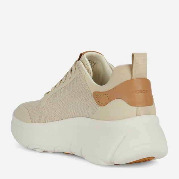 Sneakersy damskie Geox geod45nha06k9jc5322 38 Beżowe (8056206622029) - obraz 3