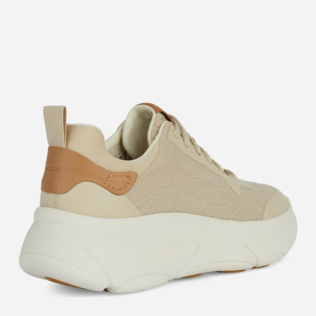 Sneakersy damskie Geox geod45nha06k9jc5322 38 Beżowe (8056206622029) - obraz 4