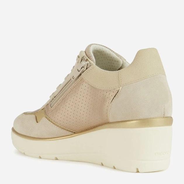 Sneakersy damskie Geox geod25raa0aj22cb55v 36 Beżowe (8056206495814) - obraz 3