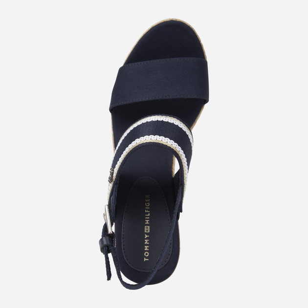 Жіночі босоніжки Tommy Hilfiger thifw0fw08045dw6 38 Сині (8720646939350) - зображення 3