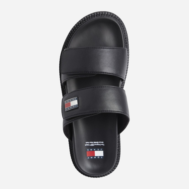 Жіночі шльопанці Tommy Hilfiger thien0en02560bds 40 Чорні (8720646947935) - зображення 2