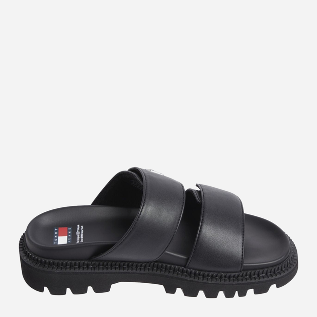 Жіночі шльопанці Tommy Hilfiger thien0en02560bds 39 Чорні (8720646947829) - зображення 3