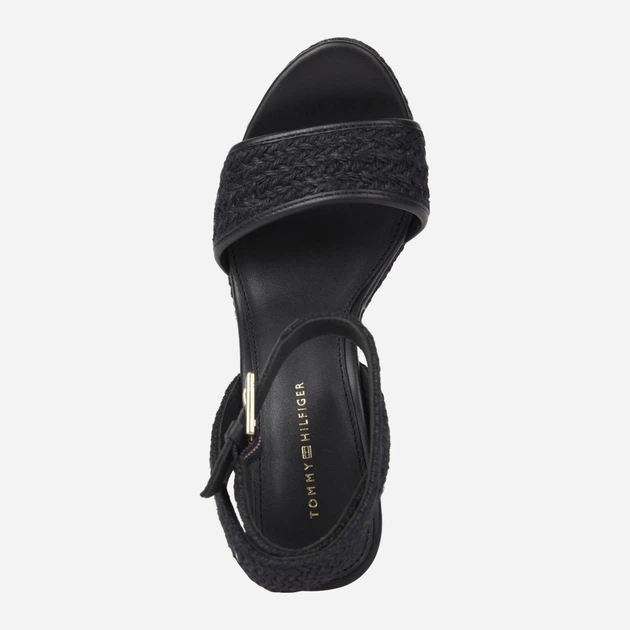 Жіночі босоніжки Tommy Hilfiger thifw0fw07926bds 37 Чорні (8720646921034) - зображення 3