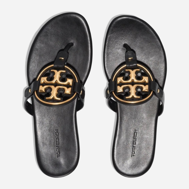 Жіночі в'єтнамки Tory Burch torb136593-006 37 (7US) Чорні (196133290163) - зображення 2